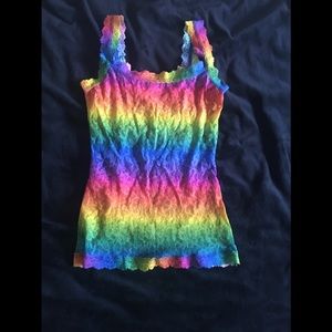 Hanky Panky Rainbow Lace Top